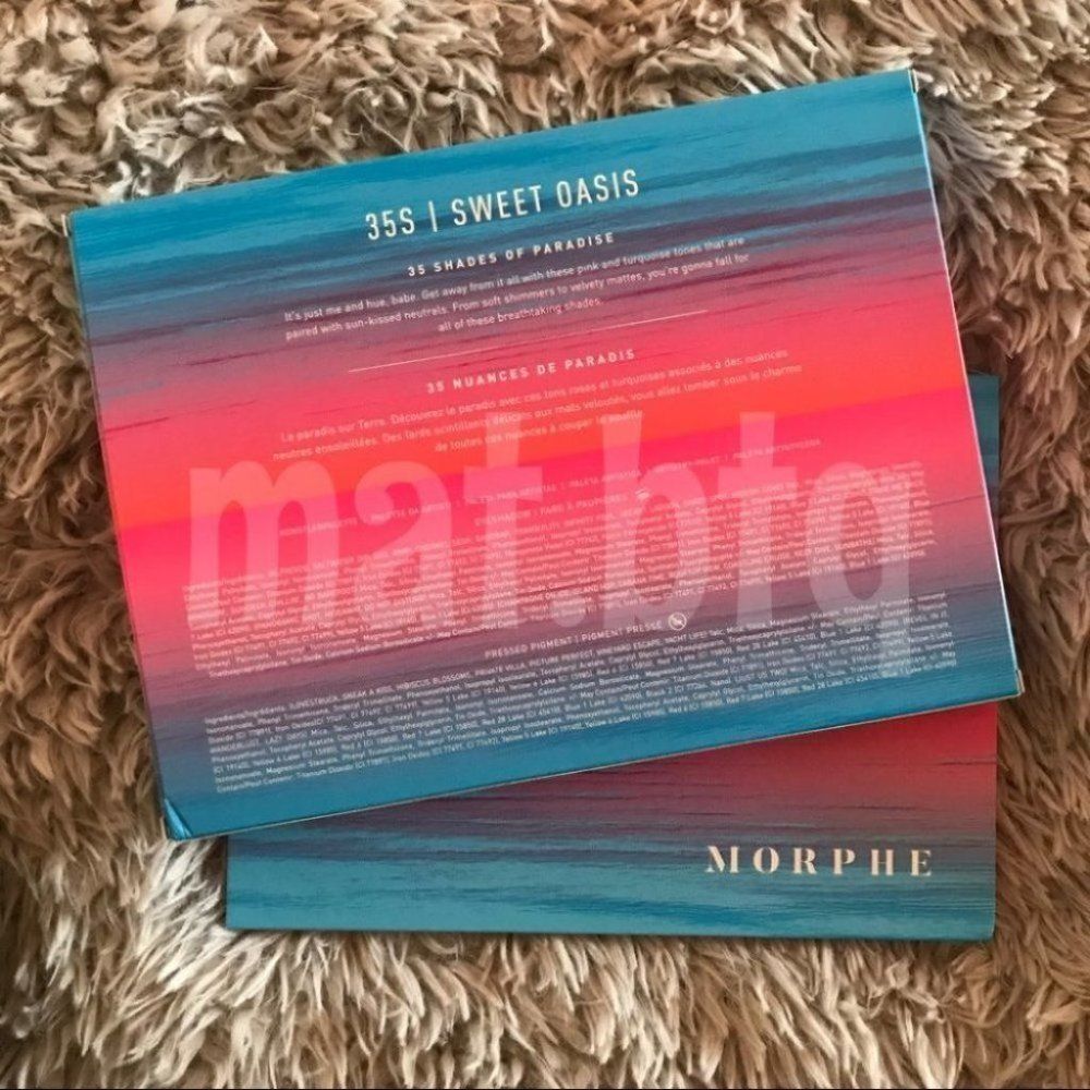 Morphe 35S Sweet Oasis Artistry Eyeshadow Palette - Picture 3 of 4